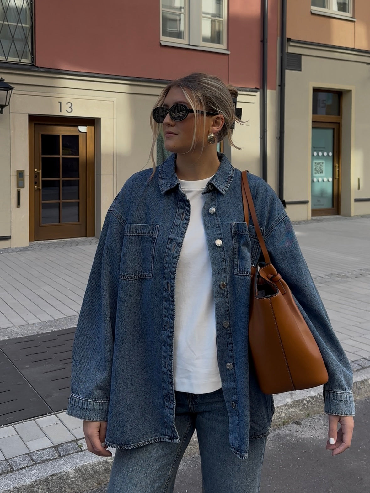 VMJENNIE Denim Shirt - Medium Blue Denim