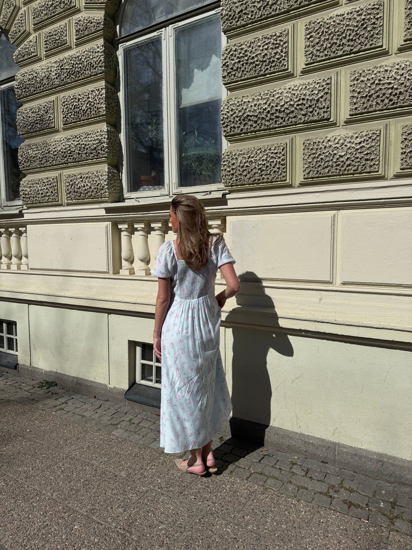 VMBELLA Midi Dress - Pink flower