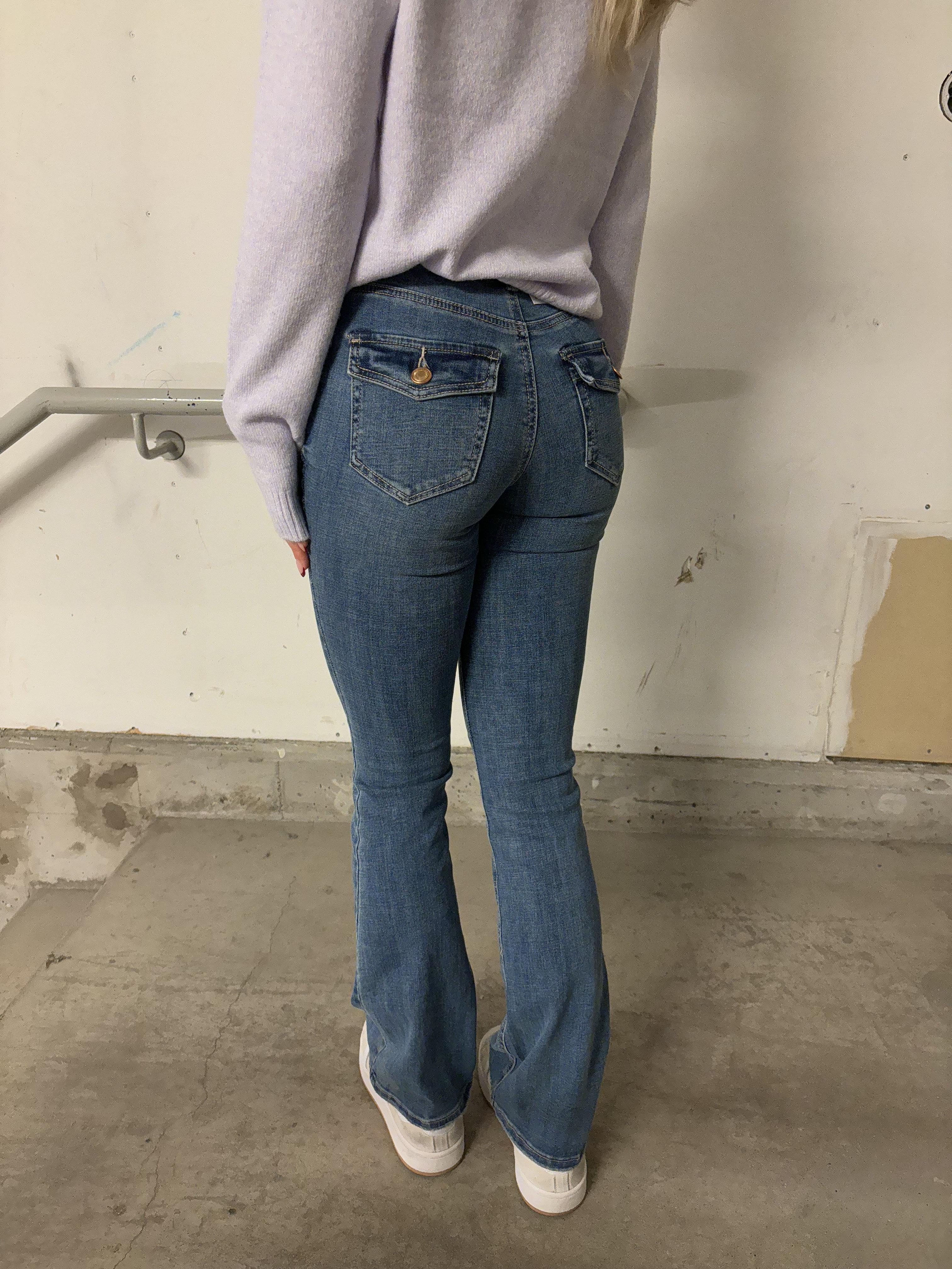 VMFLASH Pocket Jeans - Medium Blue Denim