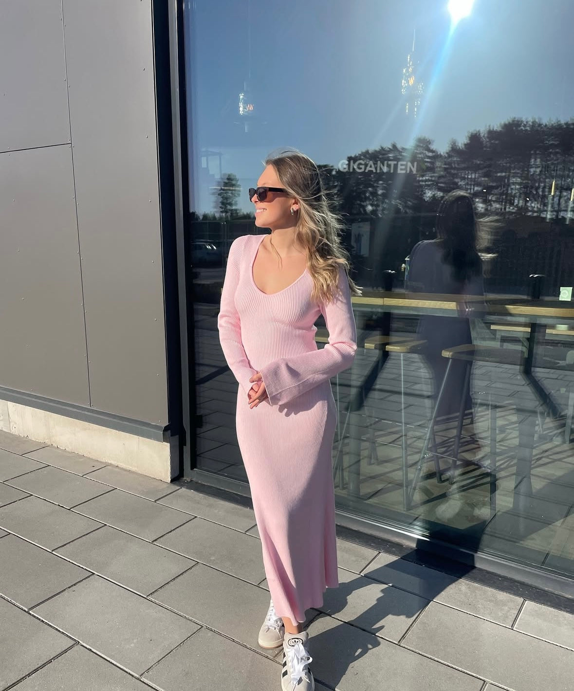 VMJANIS Long Dress - Pink-A-Boo