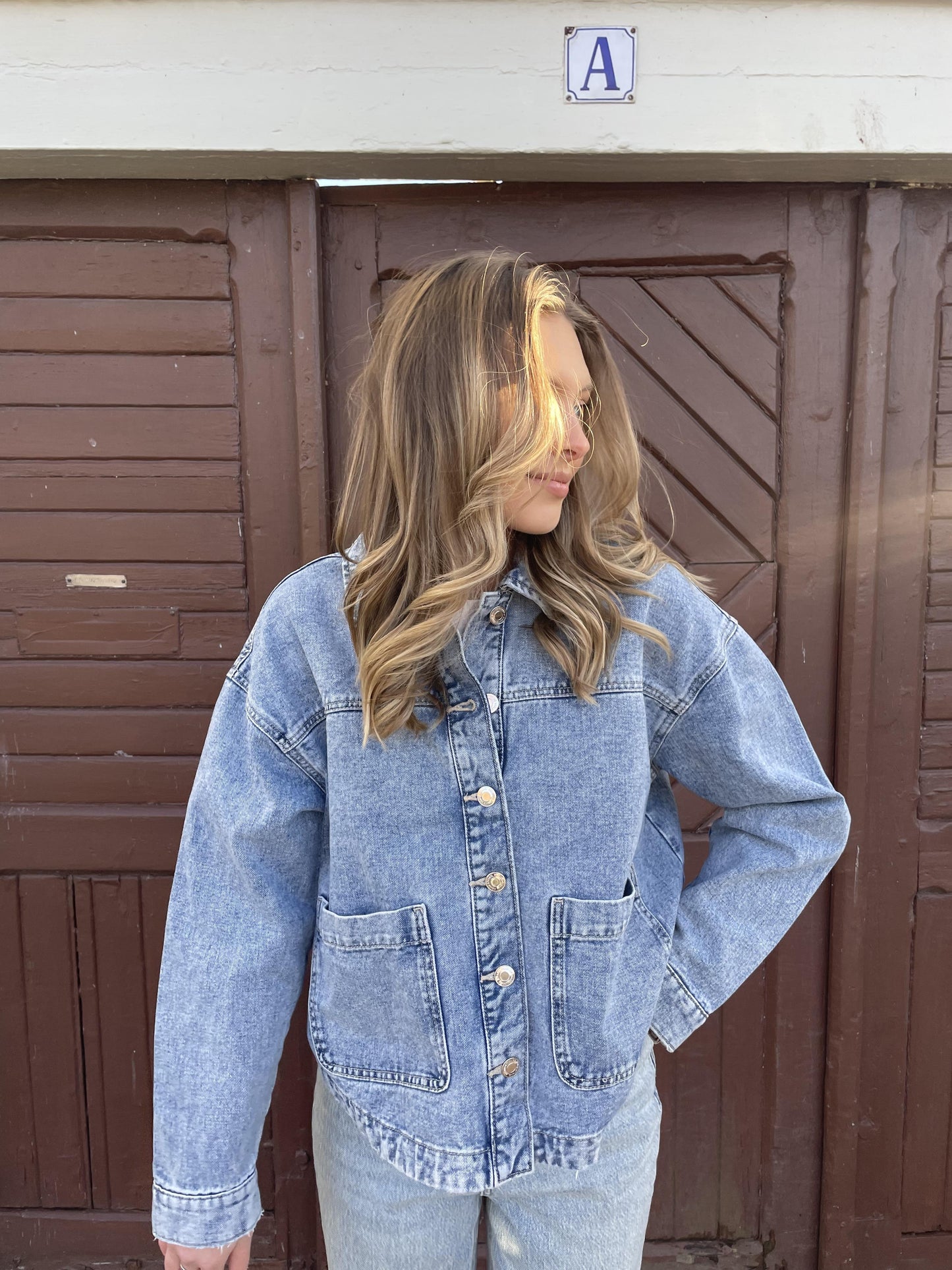 VMJAMIE Denim Jacket - Light Blue Denim