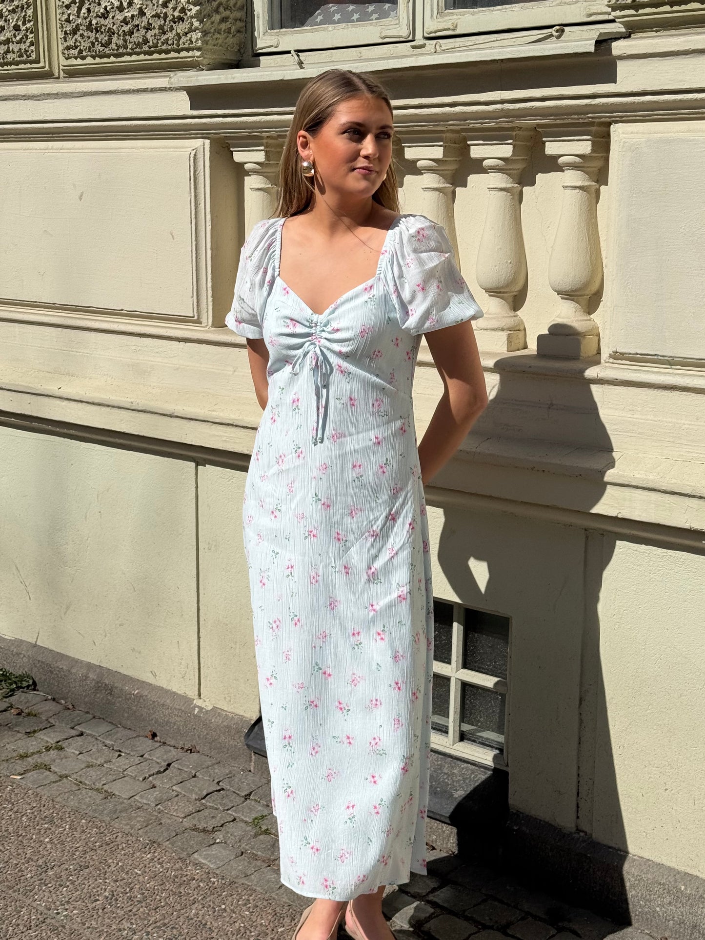 VMBELLA Midi Dress - Pink flower