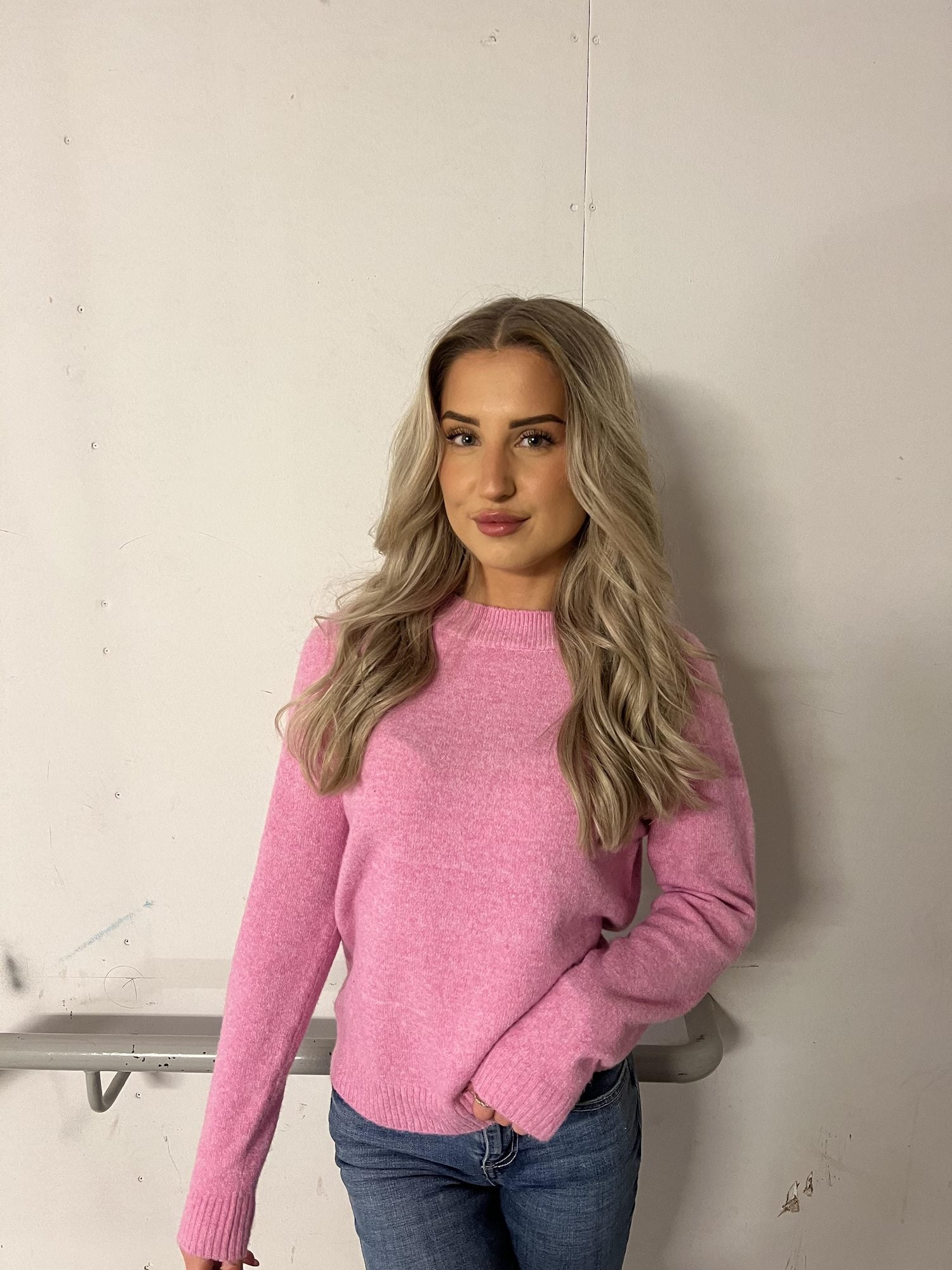 VMDOFFY Pullover - Fuchsia Pink