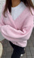 VMMAYBE Knit Cardigan - Parfait Pink