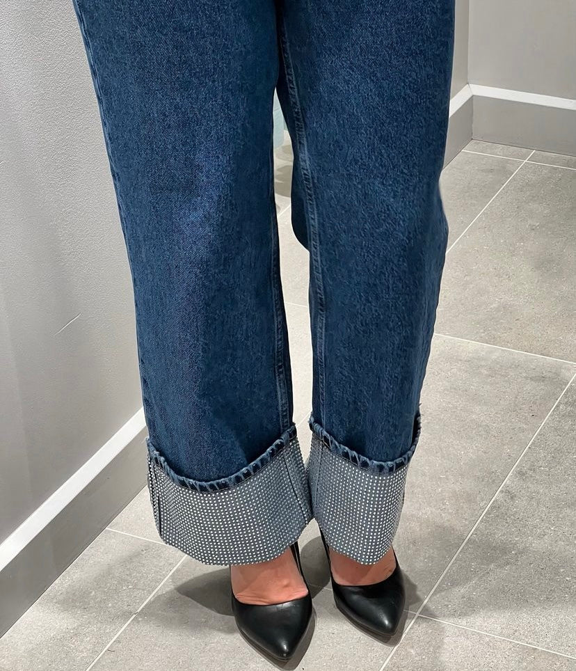 VMCHLOE Wide Jeans - Medium Blue Denim