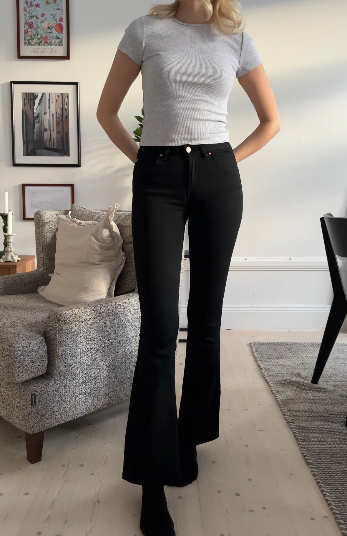 VMFLASH Flared Jeans - Black