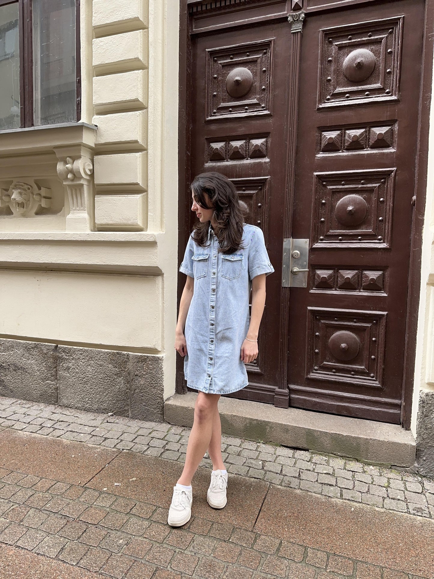 VMJENNIE Dress - Light Blue Denim