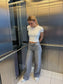 VMREMY Wide Jeans - Light Grey Denim