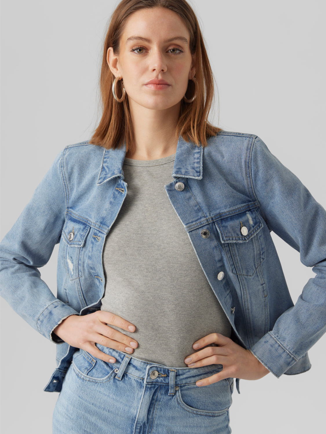 VMZORICA Jacket - Light Blue Denim