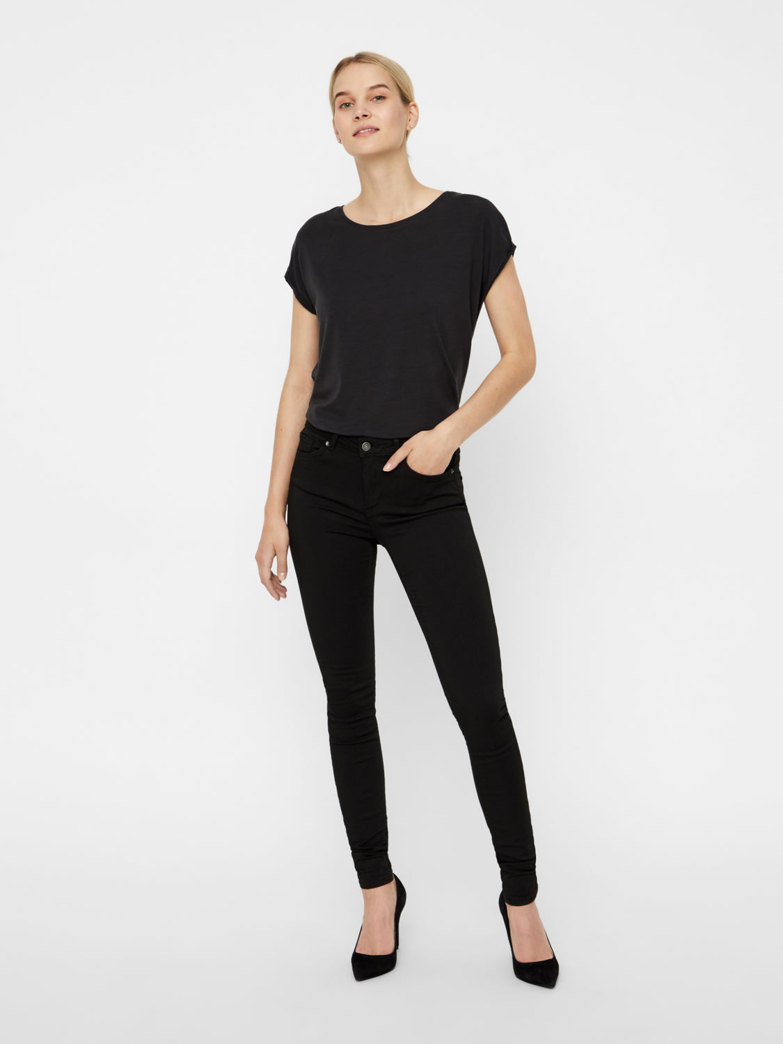 VMLUX Skinny Jeans black Vero Moda Sweden